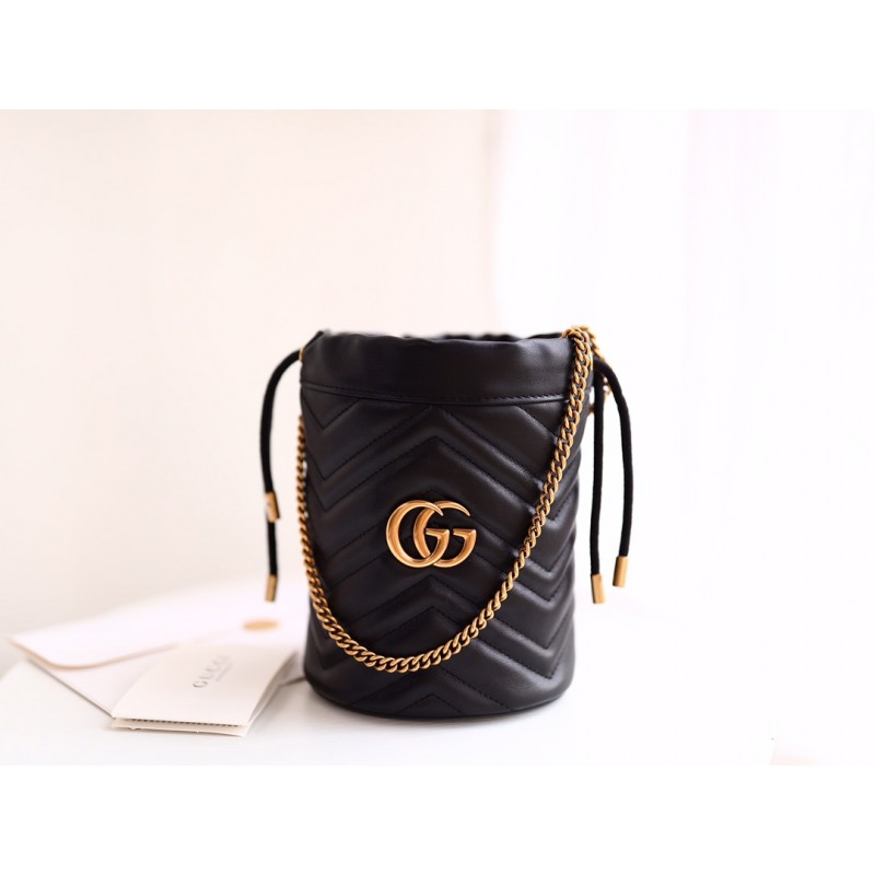Gucci Replica 7 Star GG Marmont mini bucket 575163 bag